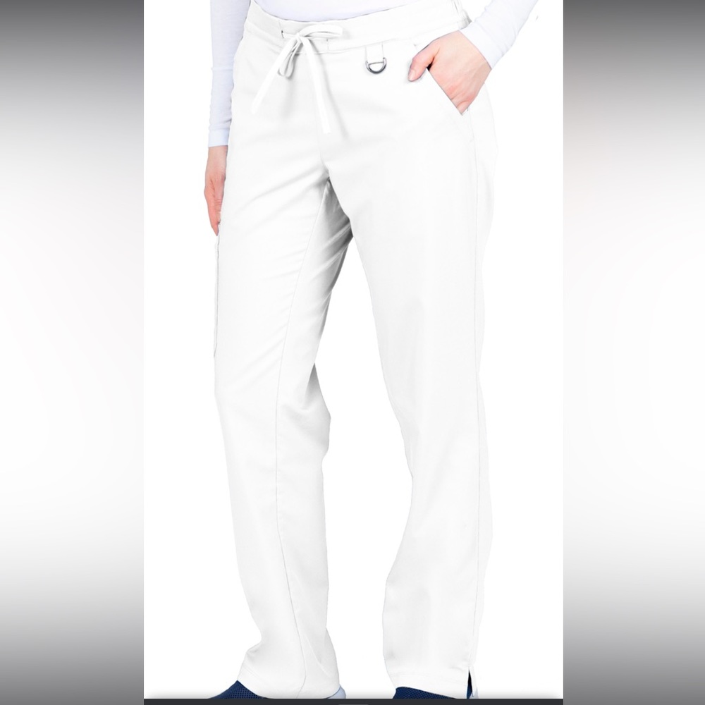 White Scrubs woman's pants “Healing Hands” #9181 Tamara